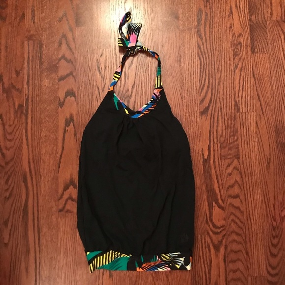 NWOT Hapari Blouson Tankini Halter Swim Top - Picture 1 of 3